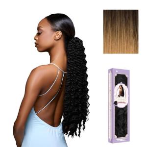 Sensationnel Glamora Glam Updo Hairextension – Unit 7 Ready to Wear Synthetic with Adjustable Drawstring Cap (1 JETBLACK)(T2/27)