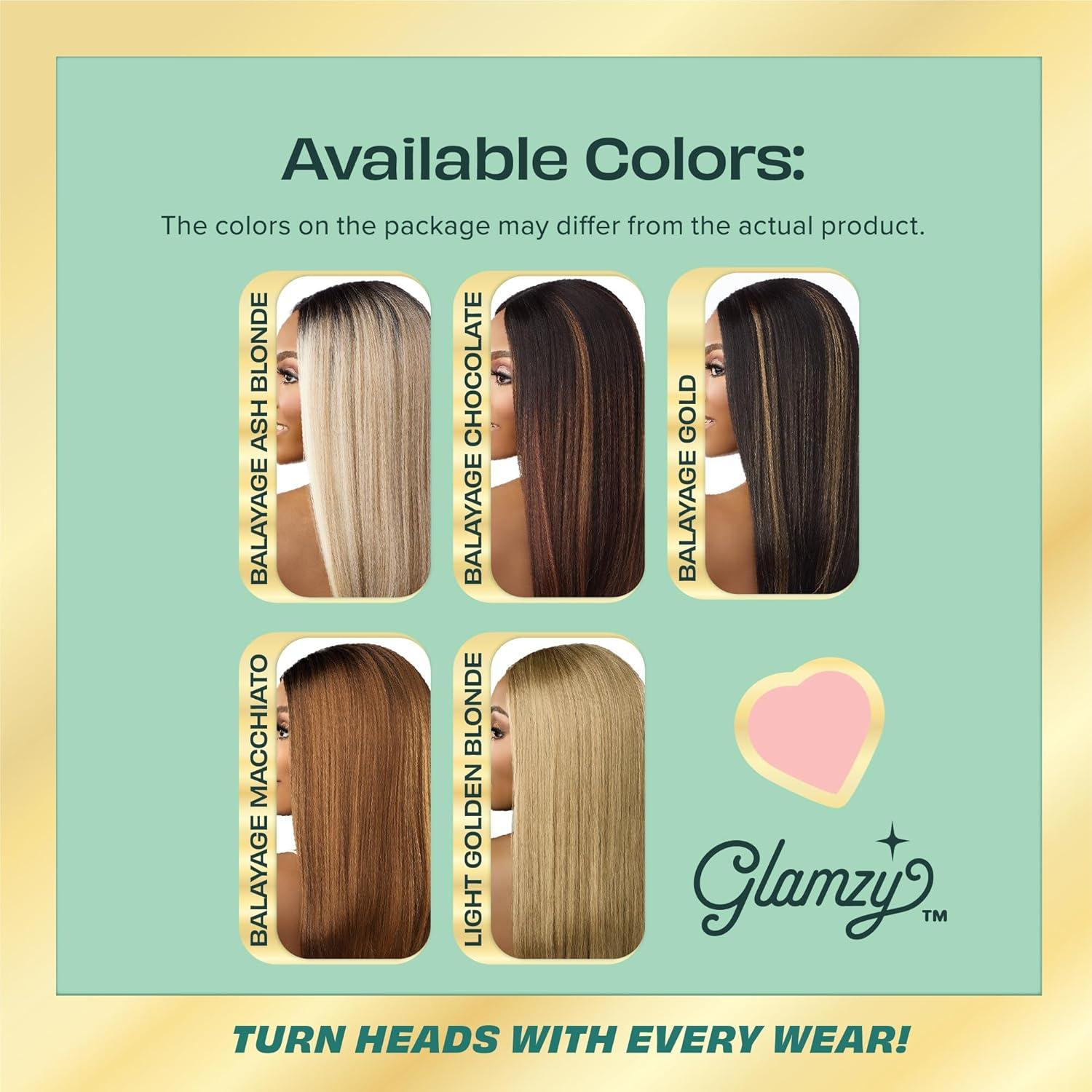 imageSensationnel Glamzy Lace Part Wig Alessia Glueless Hand Tied Wider V Parting Synthetic Hair 1 JETBLACK2 DARKBROWN