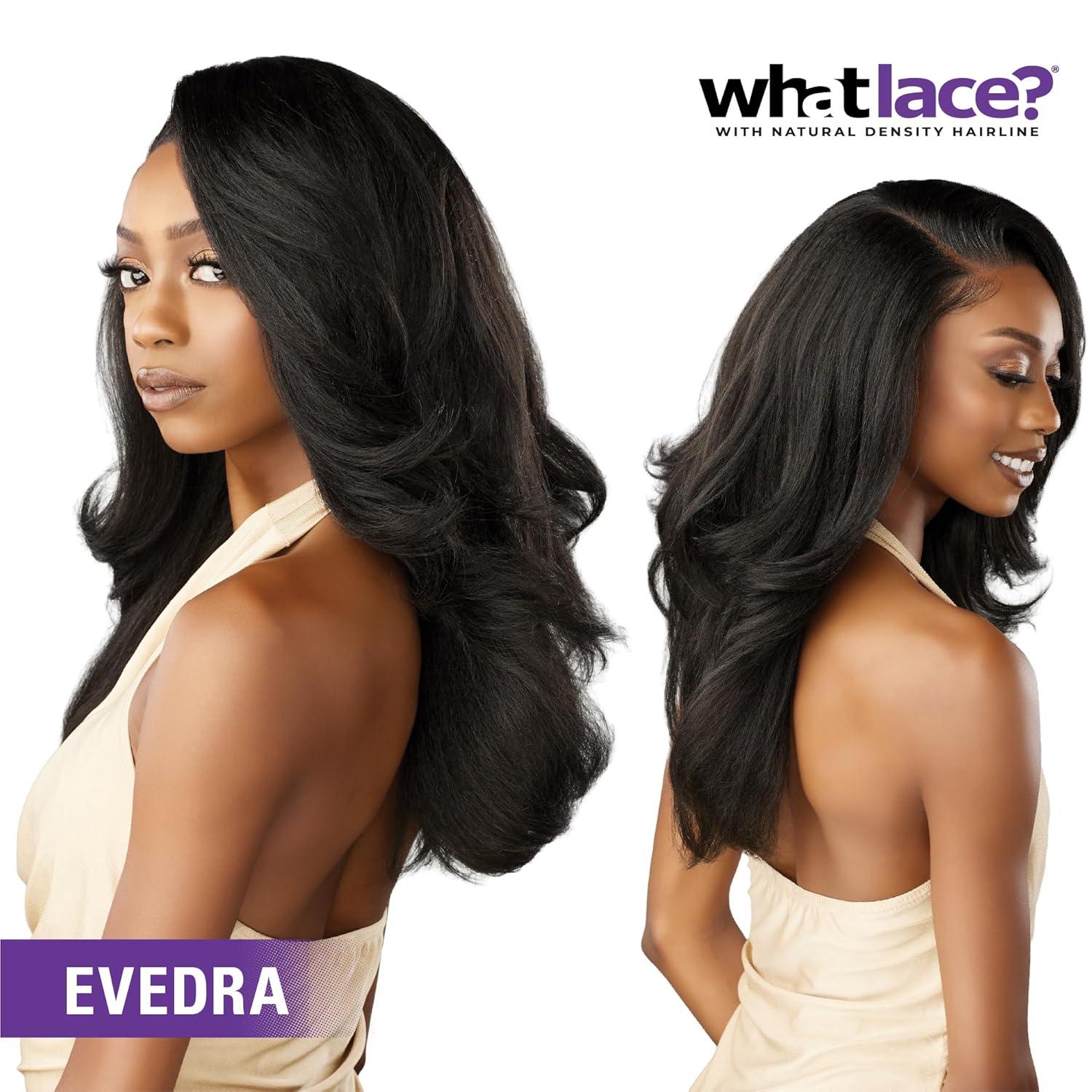 imageSensationnel What Lace 13X6 Wig Evadra Lacefrontal Hand Tied Glueless Synthetic with Natural Density Preplucked Hairline 1 JETBLACKFLAMBOYAGEMOCHA