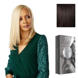 Sensationnel Platinum Glow 13X6 Wig – Emmeline Lacefrontal Glueless human hair blend Preplucked Hairline (1 JETBLACK)(2 DARKBROWN)