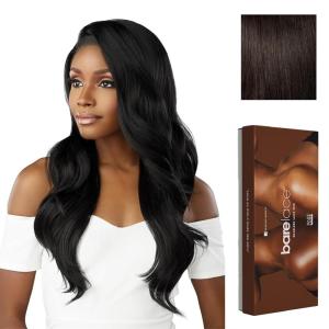 Sensationnel Bare Lace 13X6 Wigs – Unit 20 Lacefrontal Glueless Synthetic 180 Degree Preplucked Hairline (1 JETBLACK)(2 DARKBROWN)