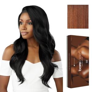 Sensationnel Bare Lace 13X6 Wigs – Unit 20 Lacefrontal Glueless Synthetic 180 Degree Preplucked Hairline (1 JETBLACK)(FLAMBOYAGEAUBURN)