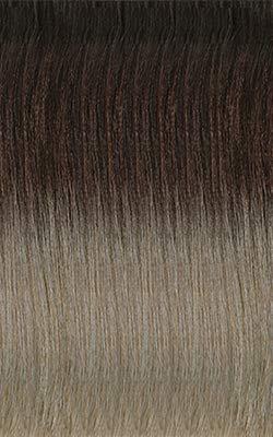 imageSensationnel Dashly Wig Unit 7 Non Lace Cap Ready to Wear Ear to Ear Lacepart Synthetic 2 DARKBROWNOMASHGRAY