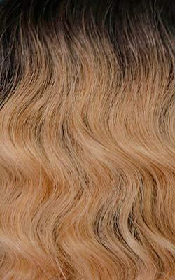 imageSensationnel Dashly Wig Unit 7 Non Lace Cap Ready to Wear Ear to Ear Lacepart Synthetic 2 DARKBROWNOMROSEGOLD