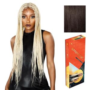 Sensationnel Strand X Full Braided Lacewig – Unit 5 Hand Tied Kanekalon HD Glueless Wig (1 JETBLACK)(2 DARKBROWN)
