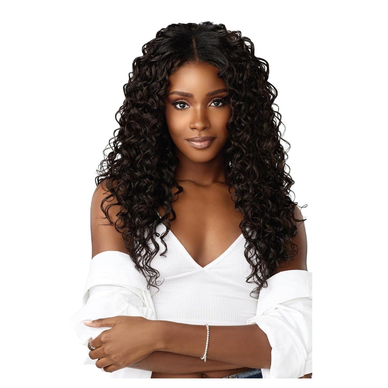 imageSensationnel Curls Kinksandco Synthetic Bundles Island Curl Multibundle Quick Weave Hair for Natural 3c to 4c Textures 14 16 18 inch 1 JETBLACK4 MEDBROWN