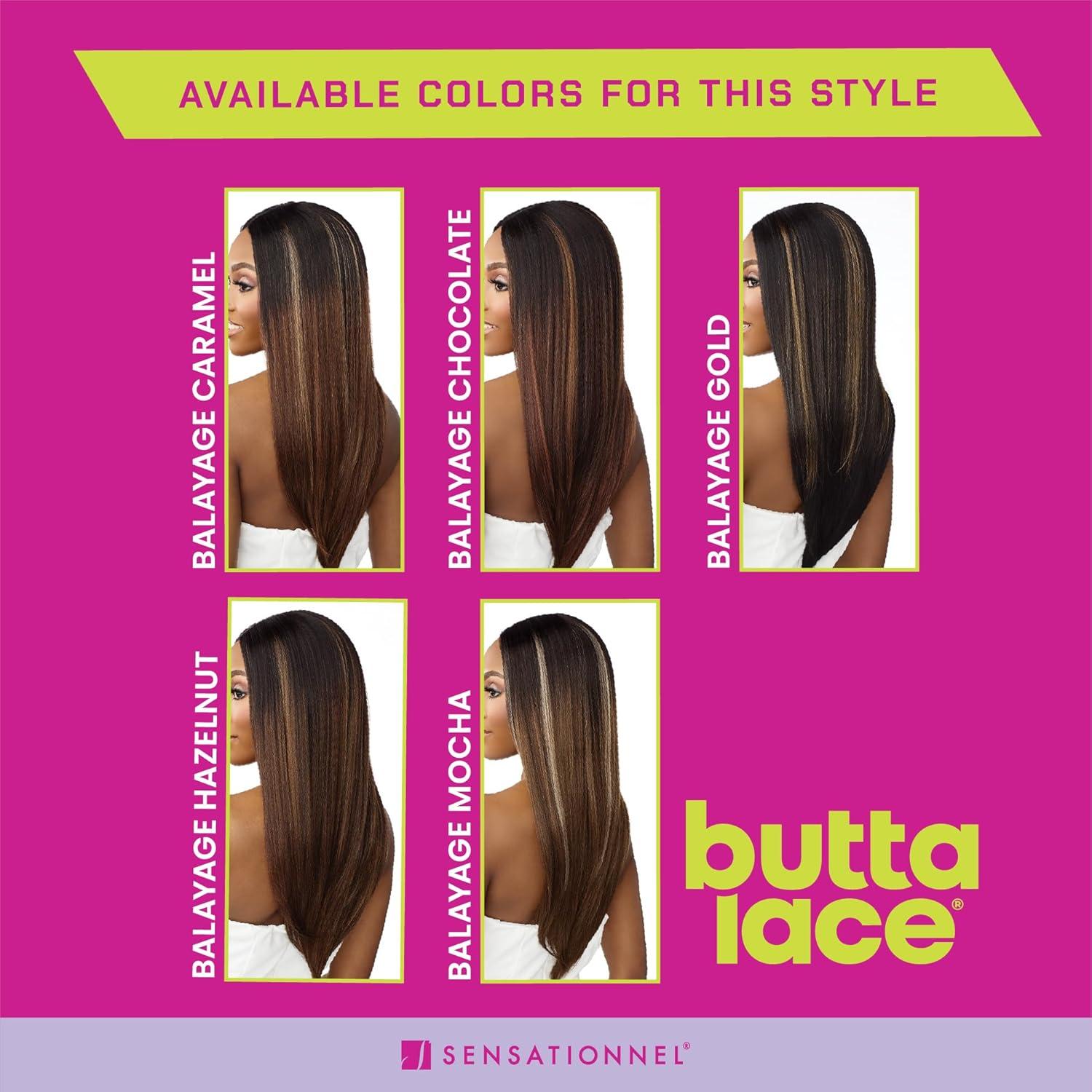 imageSensationnel Butta Lace Wigs Boho Crush Extra Wide 5 Inch Deep Parting Synthetic Preplucked Hairline Glueless Lacefront 1 JETBLACKBALAYAGEMOCHA