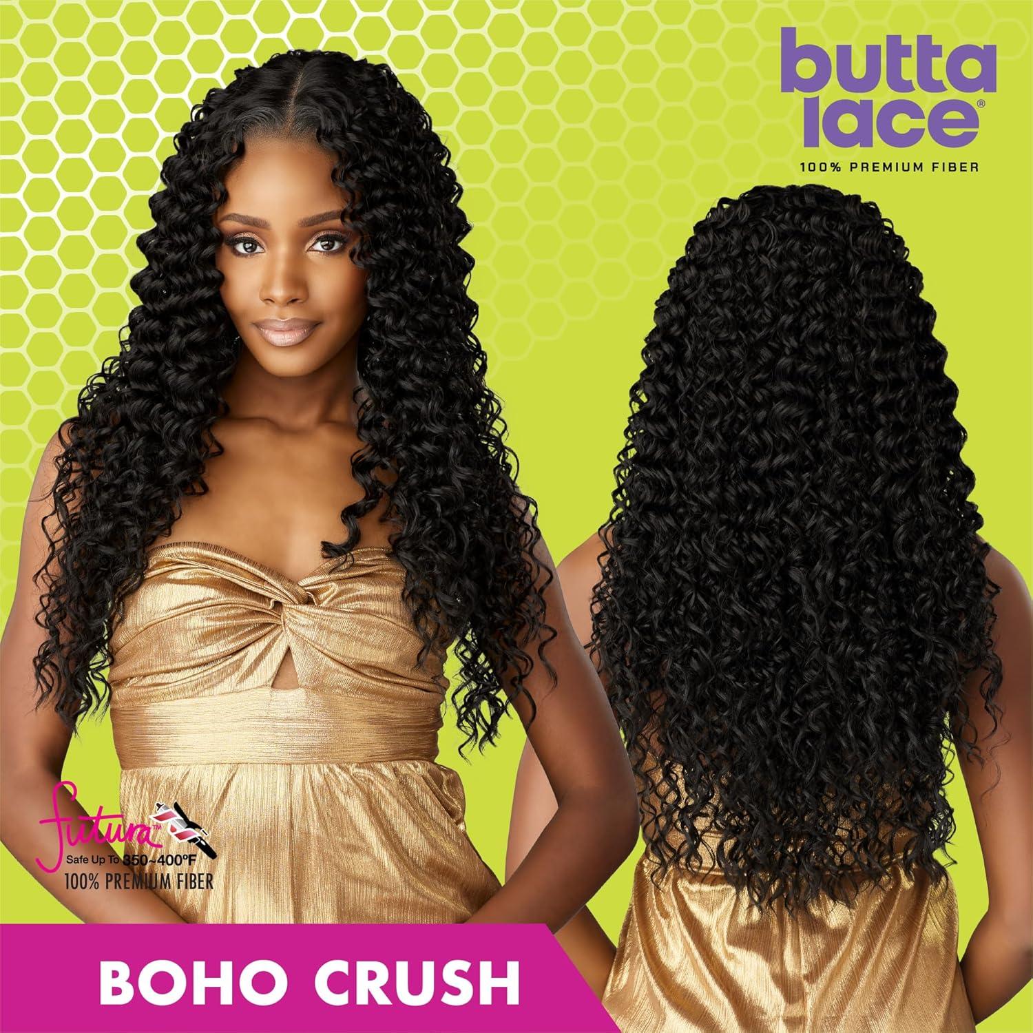 imageSensationnel Butta Lace Wigs Boho Crush Extra Wide 5 Inch Deep Parting Synthetic Preplucked Hairline Glueless Lacefront 1 JETBLACKBALAYAGEMOCHA