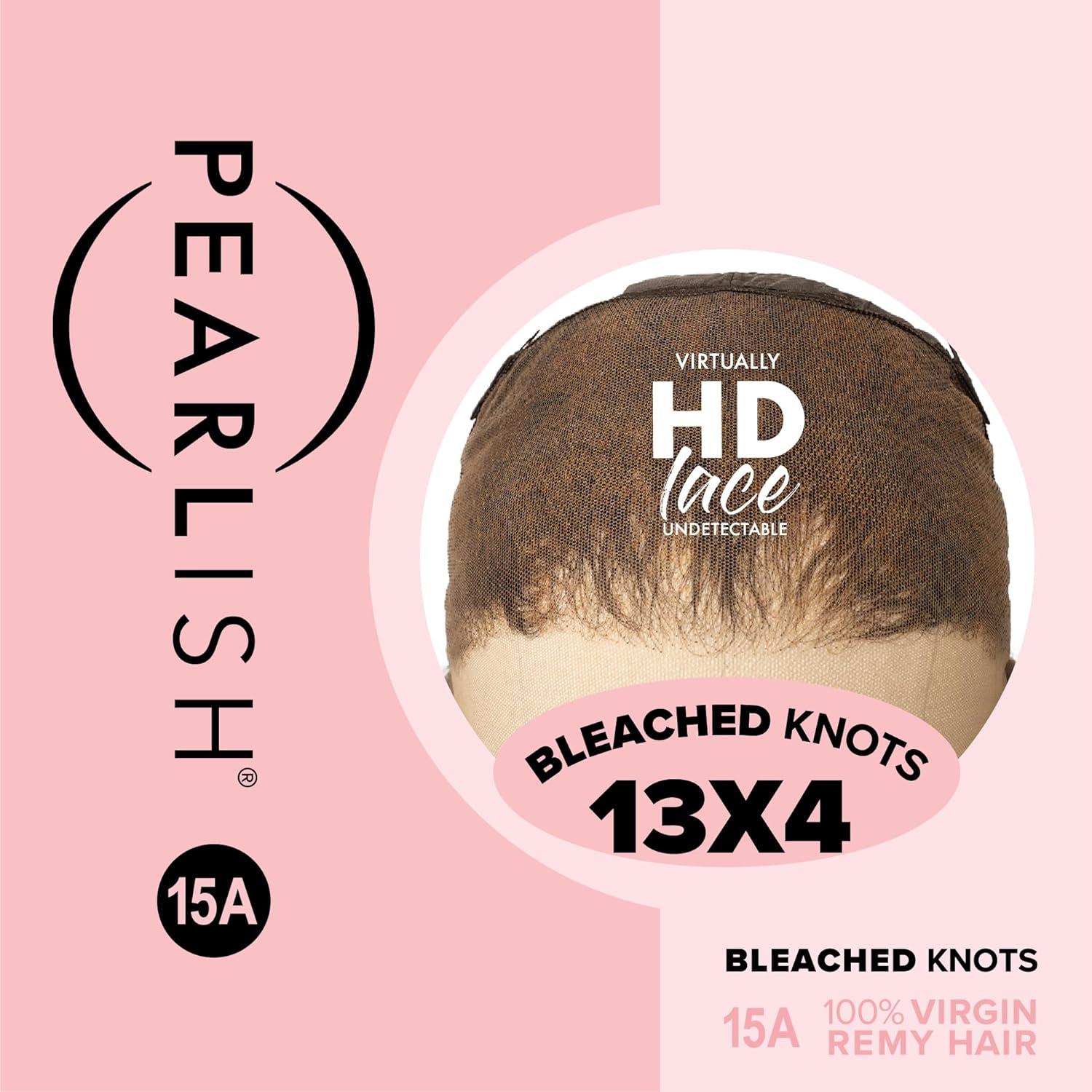 imageSensationnel Pearlish 13x4 Lace Frontal Wig Italian Curl 20 inch 15A Remy Human Hair Glueless Preplucked Hairline NATURALNATURAL