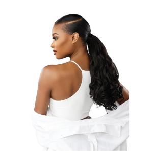 Sensationnel Curls Kinksandco Synthetic Bundles – Latisha Curl Quick Weave Hair or Pony Styles for Natural 3c to 4c Textures (18 inch, 1 JETBLACK)(S4/30)