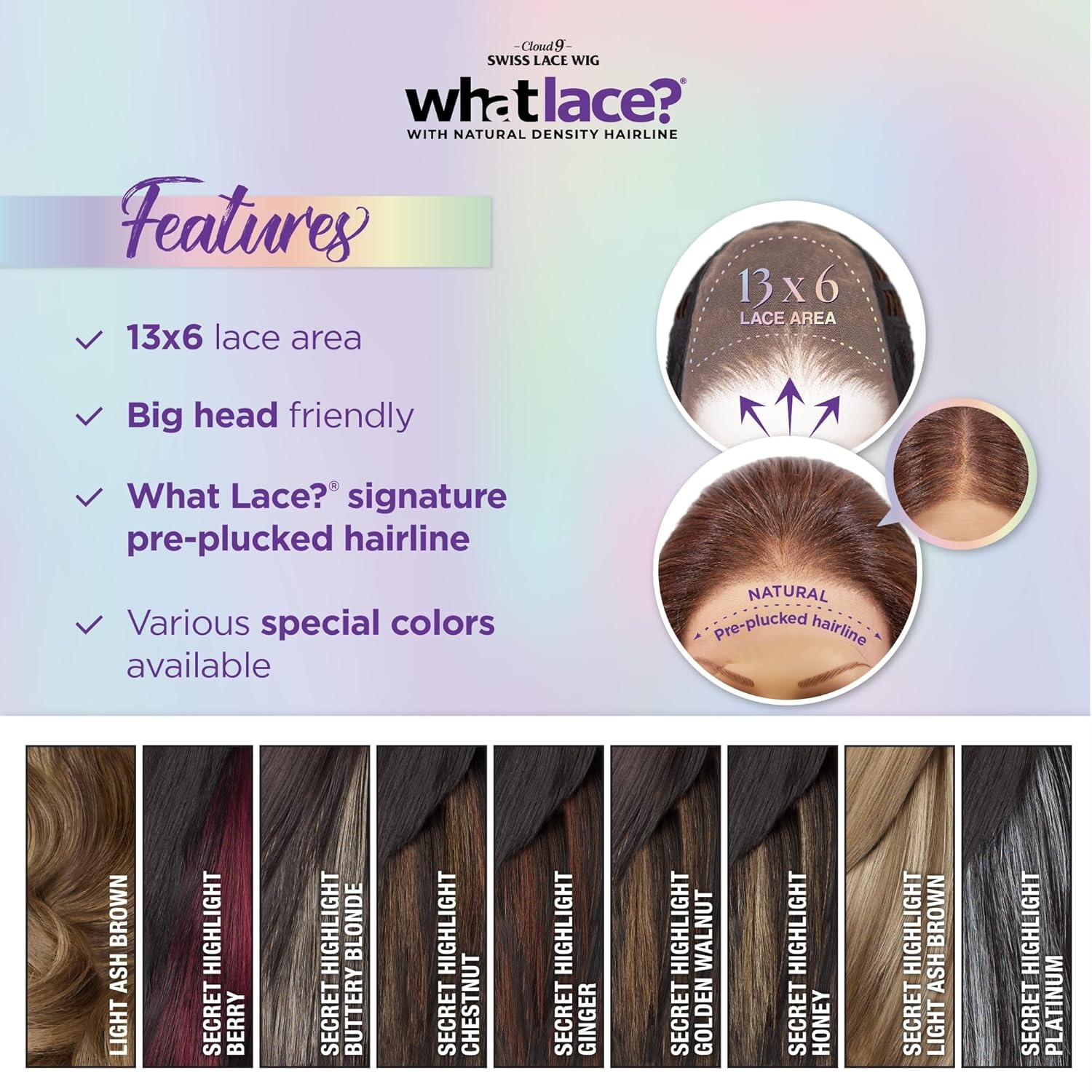 image:imageSensationnel What Lace 13X6 Wigs Laurina Lacefrontal Hand Tied Glueless Synthetic With Natural Density Preplucked Hairline SHHONEYSHHONEY