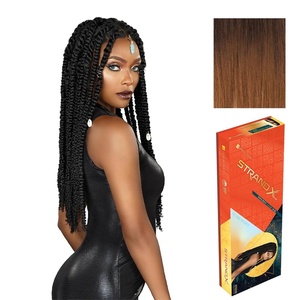 Sensationnel Strand X Full Braided Lacewig – Unit 6 Hand Tied Kanekalon HD Glueless Wig (1 JETBLACK)(SM2/30)