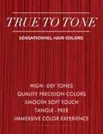 image:imageSensationnel Empire Human Hair Wig Britta Celebrity Inspired Collections PreStyled Salon Cut Hair 1 JETBLACKRED