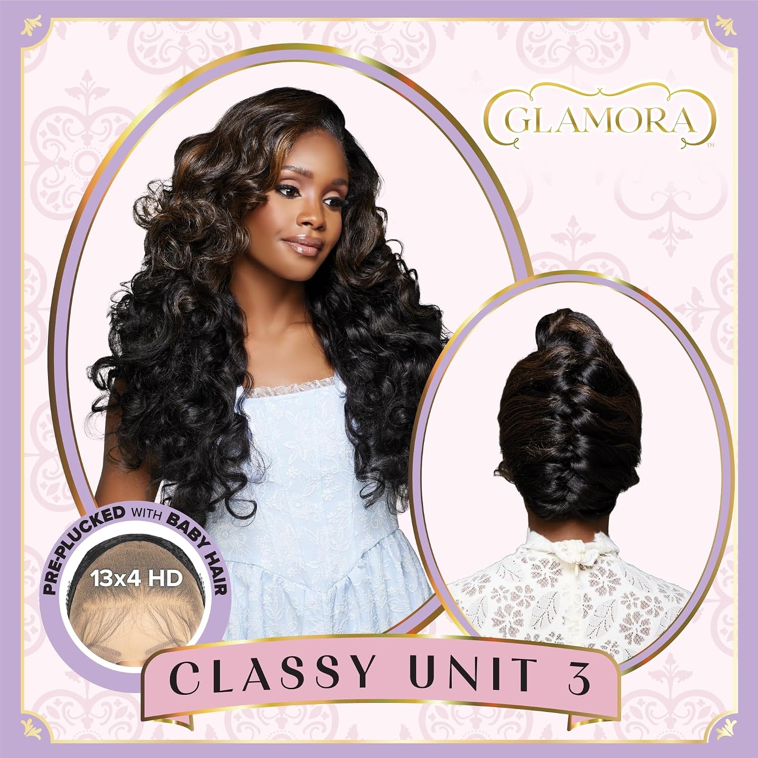 image:imageSensationnel Glamora Lace Front Wig Classy Unit 3 13x4 Pre Styled Glueless Ready to Wear Synthetic Preplucked Hairline 1 JETBLACKBALAYAGECHOCOLATE