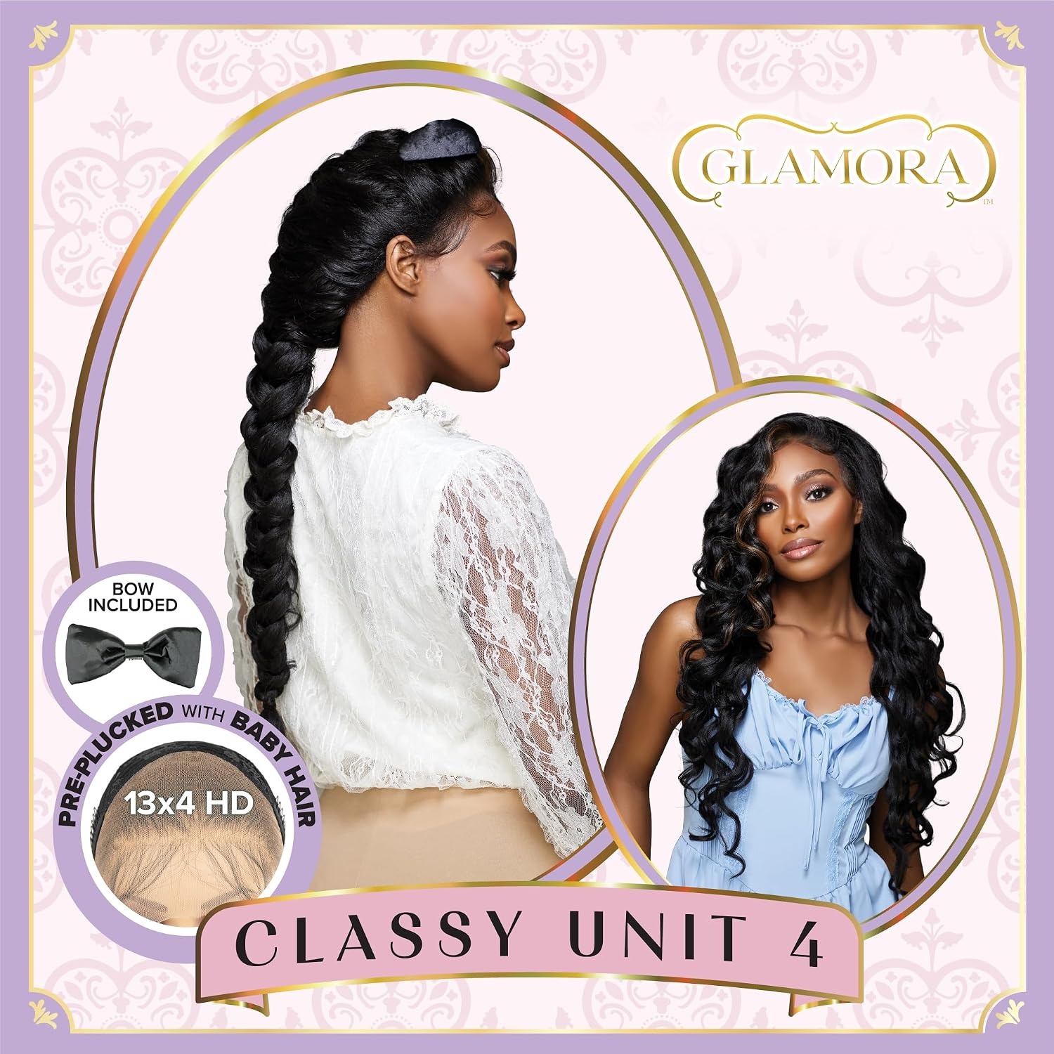 image:imageSensationnel Glamora Lace Front Wig Classy Unit 4 13x4 Pre Styled Glueless Ready to Wear Synthetic Preplucked Hairline 1 JETBLACK1 JETBLACK