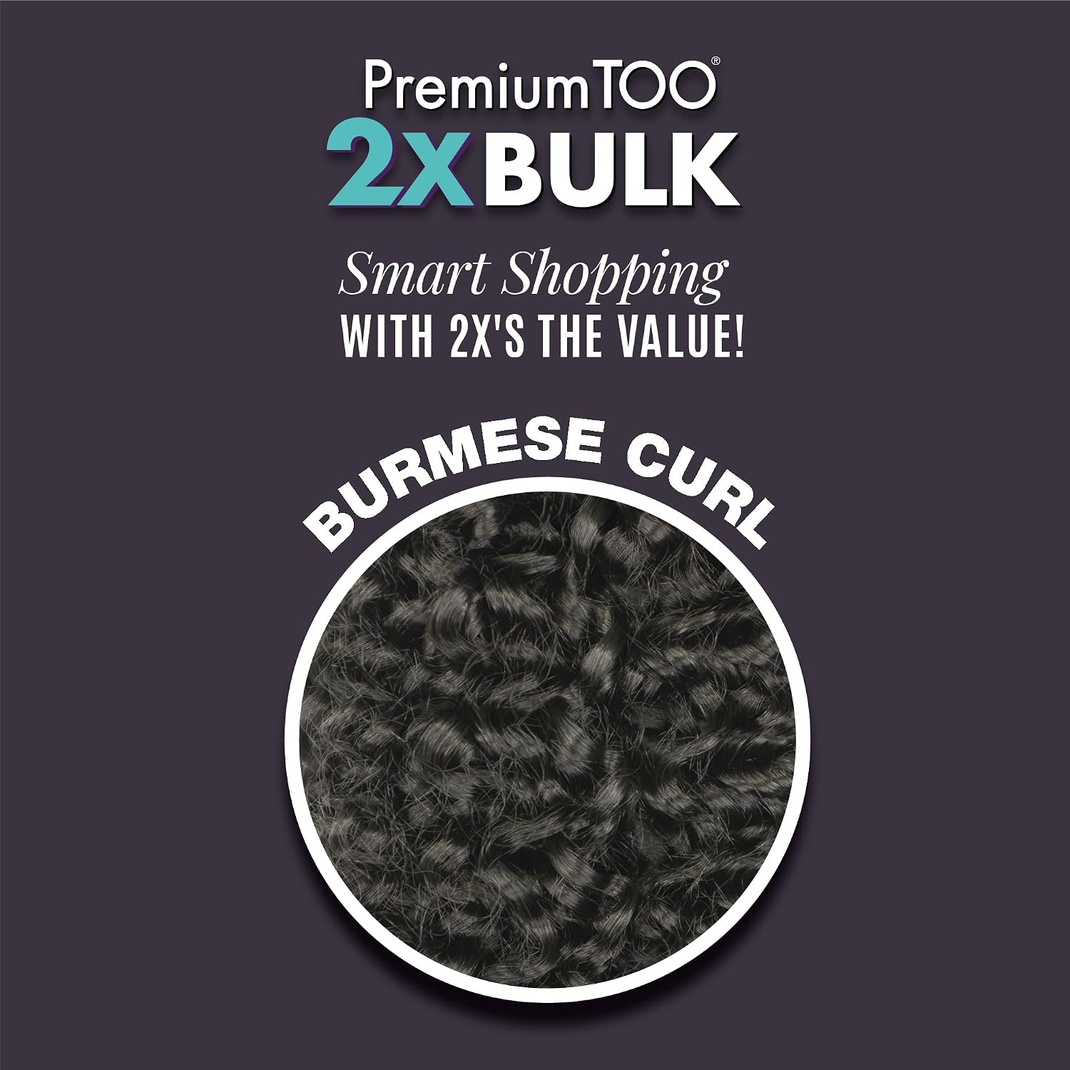 image:imageSensationnel PremToo Bulk Weaving 2X Burmese Curl Human Hair Blend for Boho Knotless Box or Curly Loose Wave Styles 14 inch 1 JETBLACK1 JETBLACK