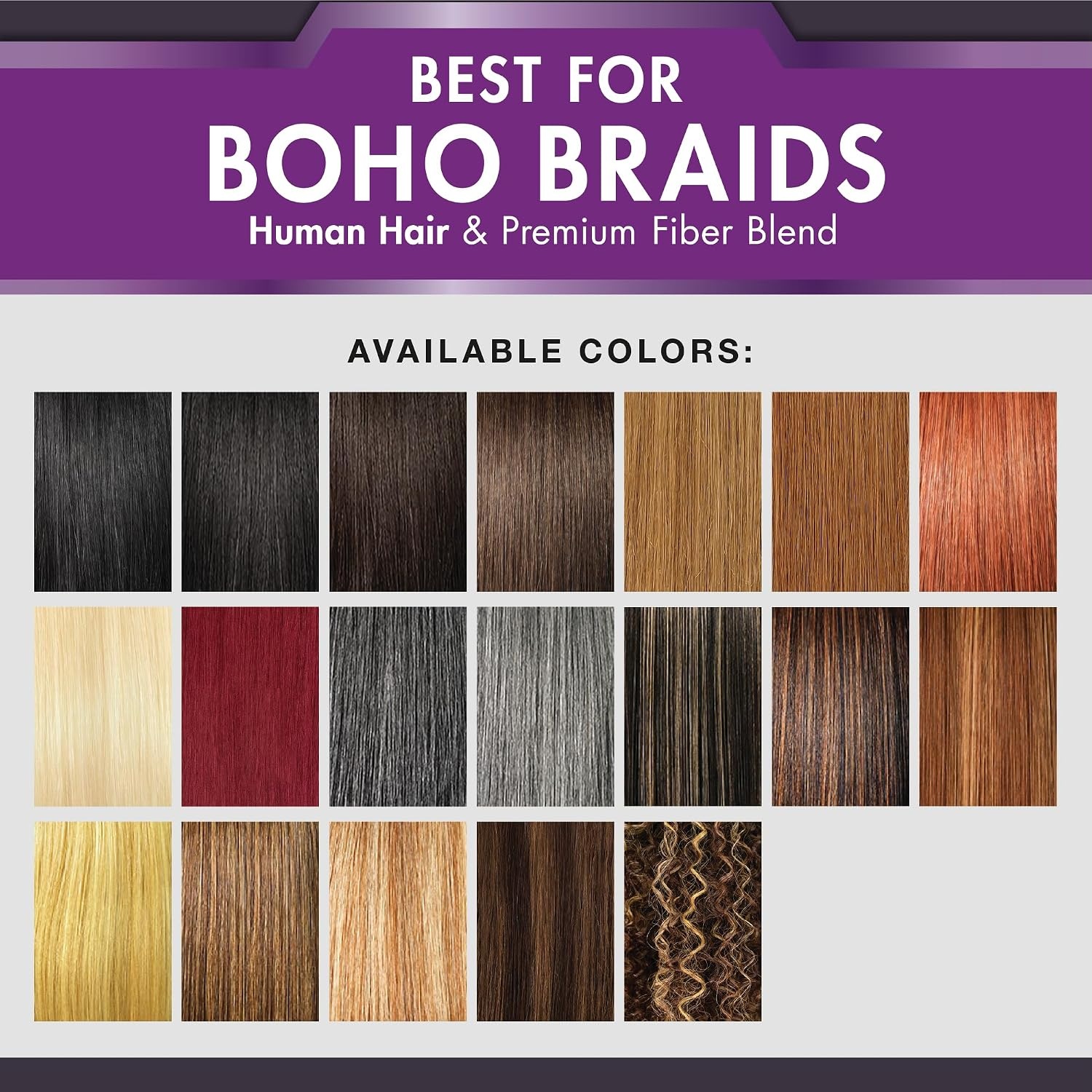 image:imageSensationnel PremToo Bulk Weaving 2X Burmese Curl Human Hair Blend for Boho Knotless Box or Curly Loose Wave Styles 14 inch 1 JETBLACKBG BURGUNDY