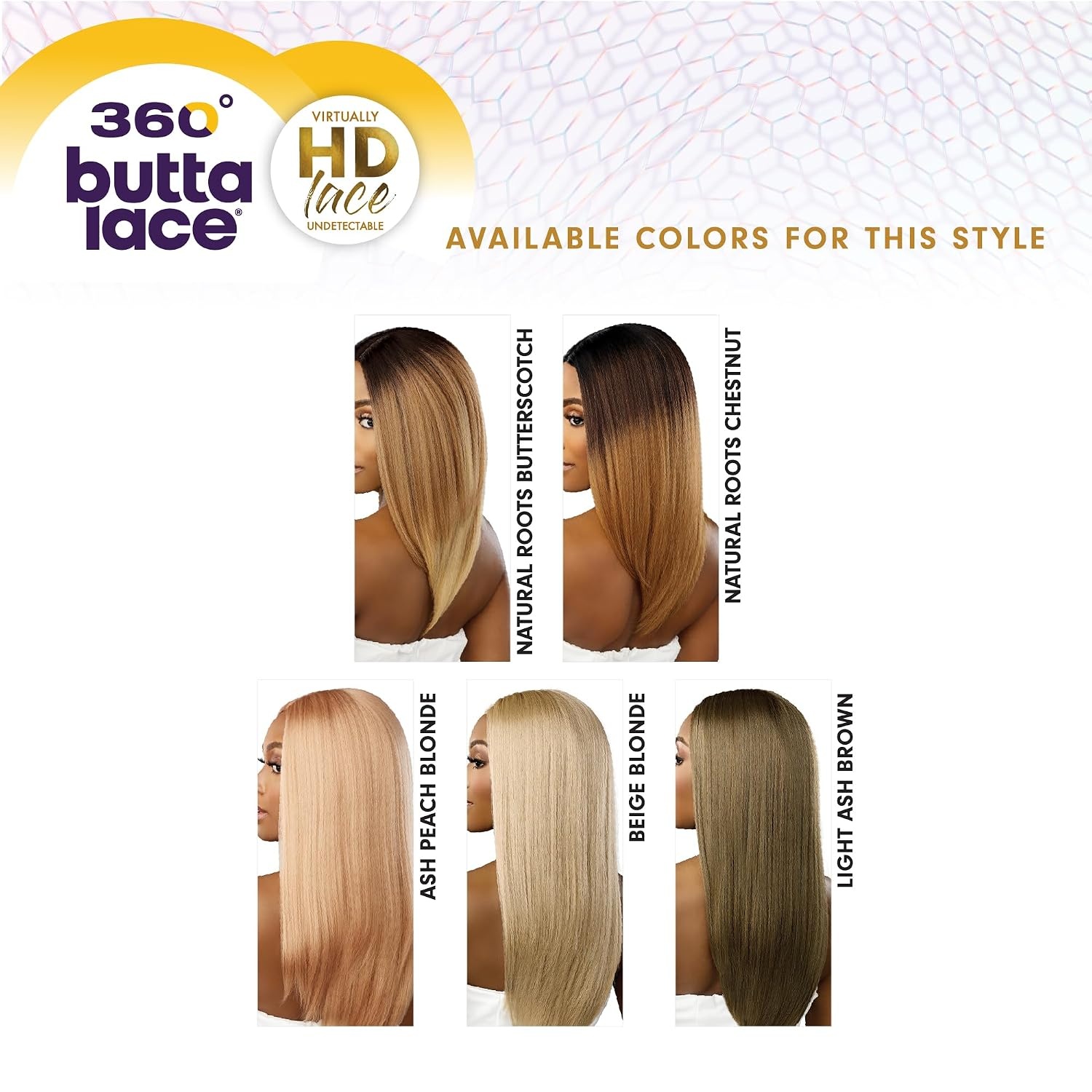 image:imageSensationnel Butta 360 Lace Wig Unit 12 Wider Parting Glueless Synthetic Preplucked Hairline 1 JETBLACKNATURALROOTSCHESTNUT
