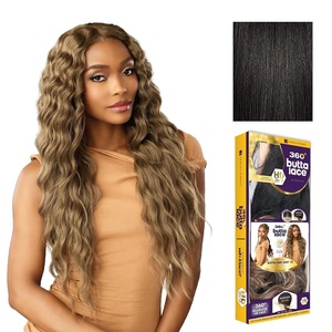 Sensationnel Butta 360 Lace Wig – Unit 12 Wider Parting Glueless Synthetic Preplucked Hairline (1 JETBLACK)(1B OFFBLACK)