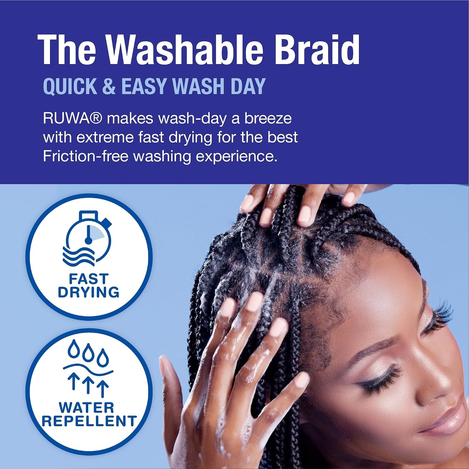 image:imageSensationnel Ruwa pre looped braidinghair 3x senegal twist water repellent kanekalon fast dry synthetic sports itch free 14 inch 1B OFFBLACK350 COPPERRED
