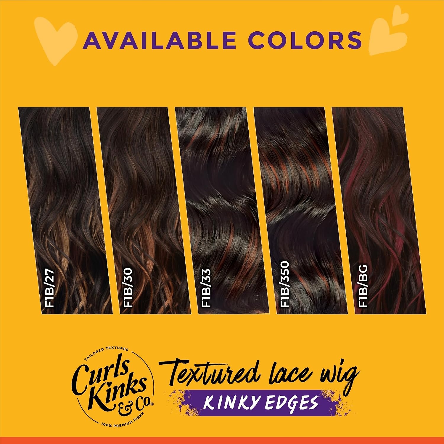 image:imageSensationnel Curls Kinksandco Kinkyedges Wig Kinky Straight 18 Inch 1 JETBLACK Y Part Lace Synthetic Edged Hairline Natural 3C To 4C Kinky Hair Textures1B OFFBLACK