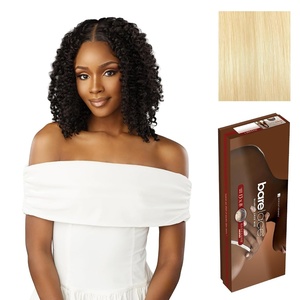 Sensationnel Barelace 13×8 LaceWig – Unit 3 | 1 JETBLACK, Lace Front, Synthetic, Glueless, 180 Degree, Pre-Plucked Hairline(613 BLONDE)