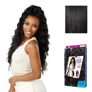 Sensationnel Instant Updown Halfwig Pony – Iud 28 | 1 JETBLACK, 4 Style In 1, Pony Wrap, Up-do, Half-up, Half-down(1 JETBLACK)
