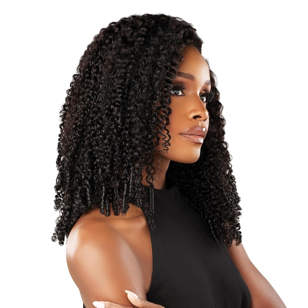 image:imageSensationnel Pearlish Multi BundleRaw Burmese Curly10 12 14 inch NATURAL 15A Soft Remy Human Hair PearlConditioned SewIn or GlueOn Layered LengthsNATURAL
