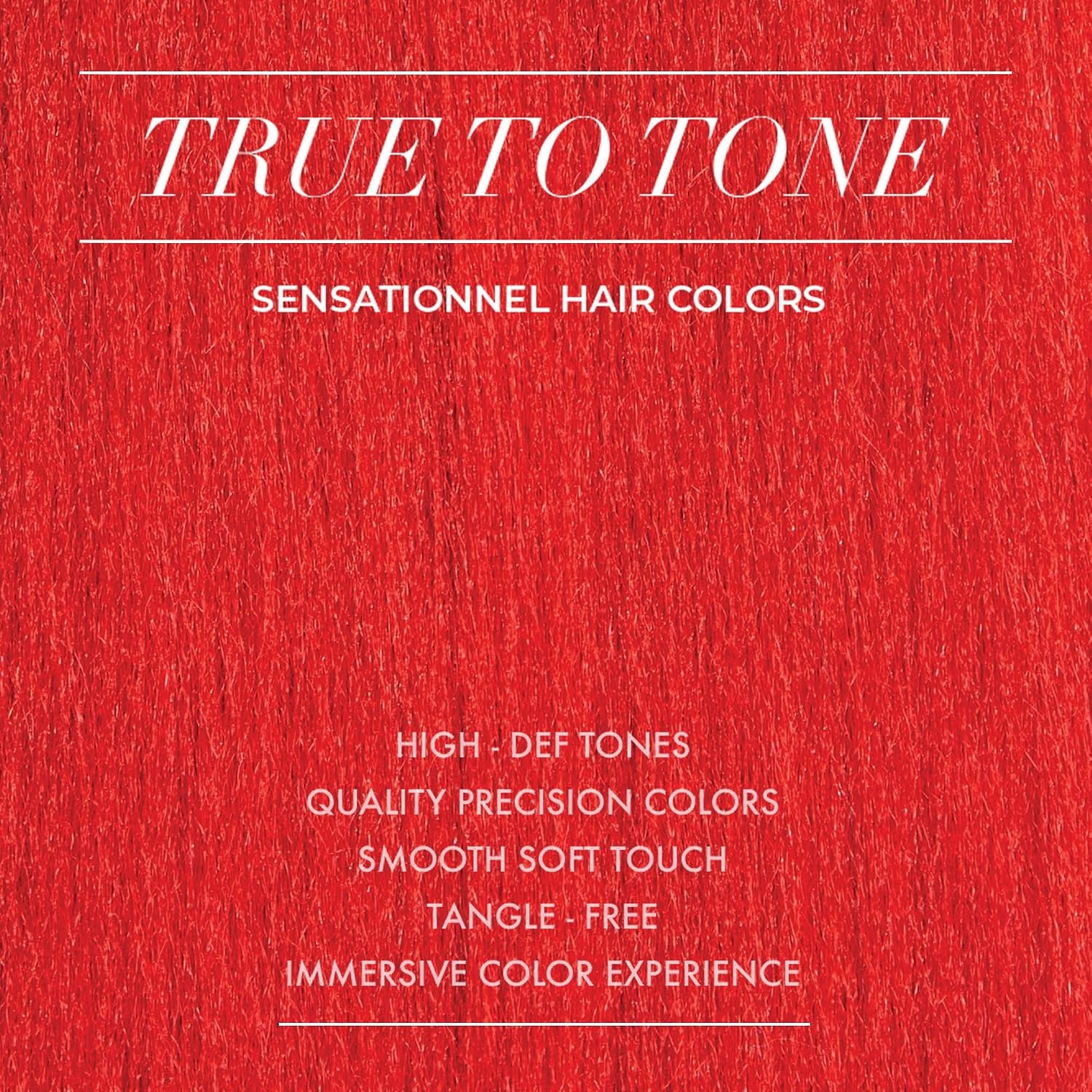 image:imageSensationnel PremiumToo Bulk Weaving2X Water Wave2 pack 18 inch RED Human Hair Blend 2X More Hair Lightweight FeedIn Knotless Goddess for Boho Braids