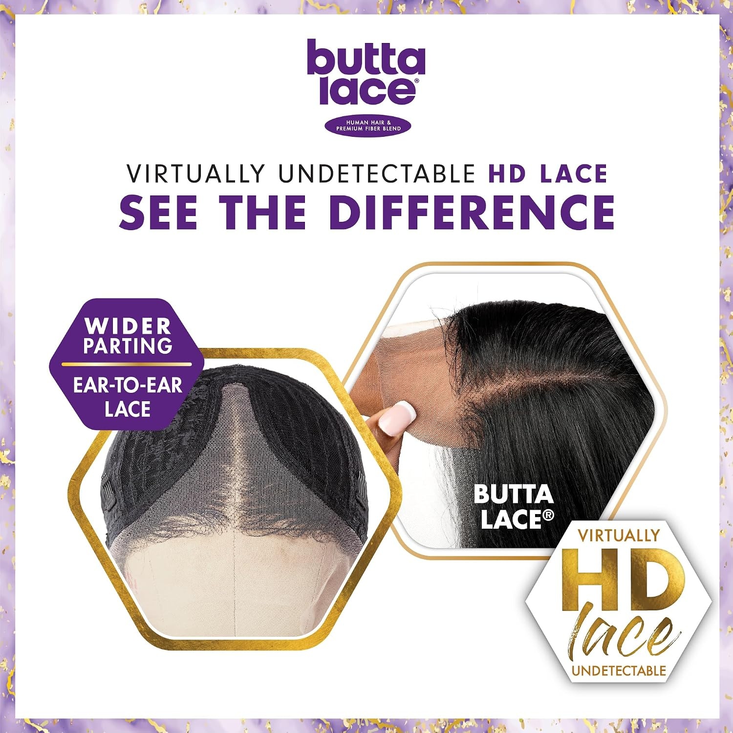 image:imageSensationnel Butta Lace Hhm WigVolume Curl 22 Inch BALAYAGEPLATINUM Glueless Lace Front Human Hair Blend PrePlucked Hairline Extra Wide 5 Inch PartingBALAYAGEPLATINUM