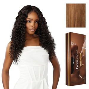 Sensationnel Barelace 13×5 360 LaceWig-Unit 5, 1 JETBLACK | Human Hair Blend, Glueless, Pre Cut Hairline, Ear-to-Ear Deep Parting(BALAYAGEMACCHIATO)
