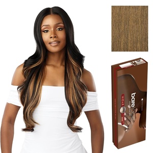 Sensationnel Barelace 13×8 LaceWig-Unit 4, 1 JETBLACK | Lace Front, Synthetic, Glueless, 180 Degree, Pre-Plucked Hairline(MOCHABROWN)
