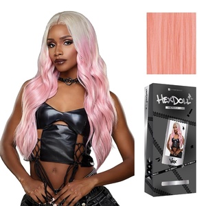 Sensationnel HexDoll 13X4 Lace Wig – Vex, 1 JETBLACK(BUBBLEGUM)