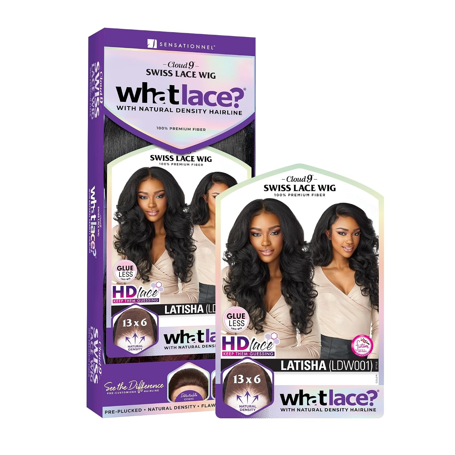 image:imageSensationnel What Lace 13x6 WigLatisha BALAYAGECARAMELLIGHTASHBROWN