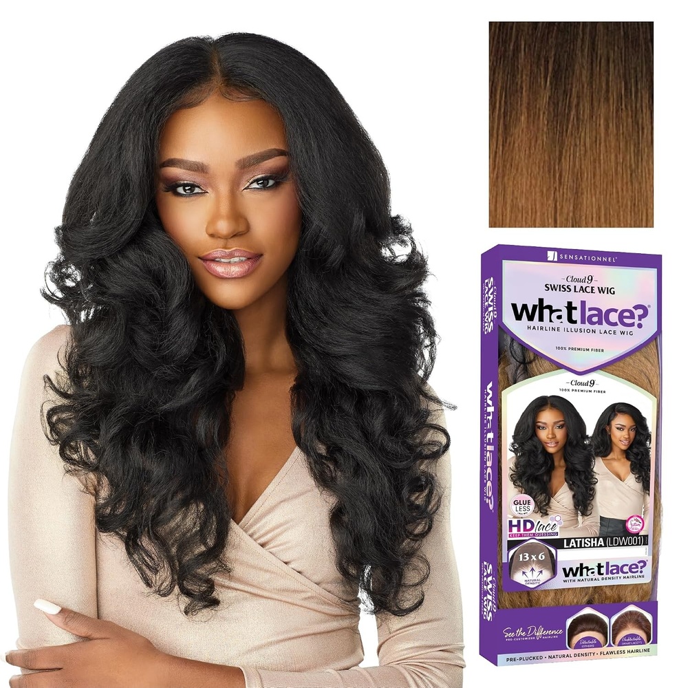 image:imageSensationnel What Lace 13x6 WigLatisha BALAYAGECARAMELT1B30