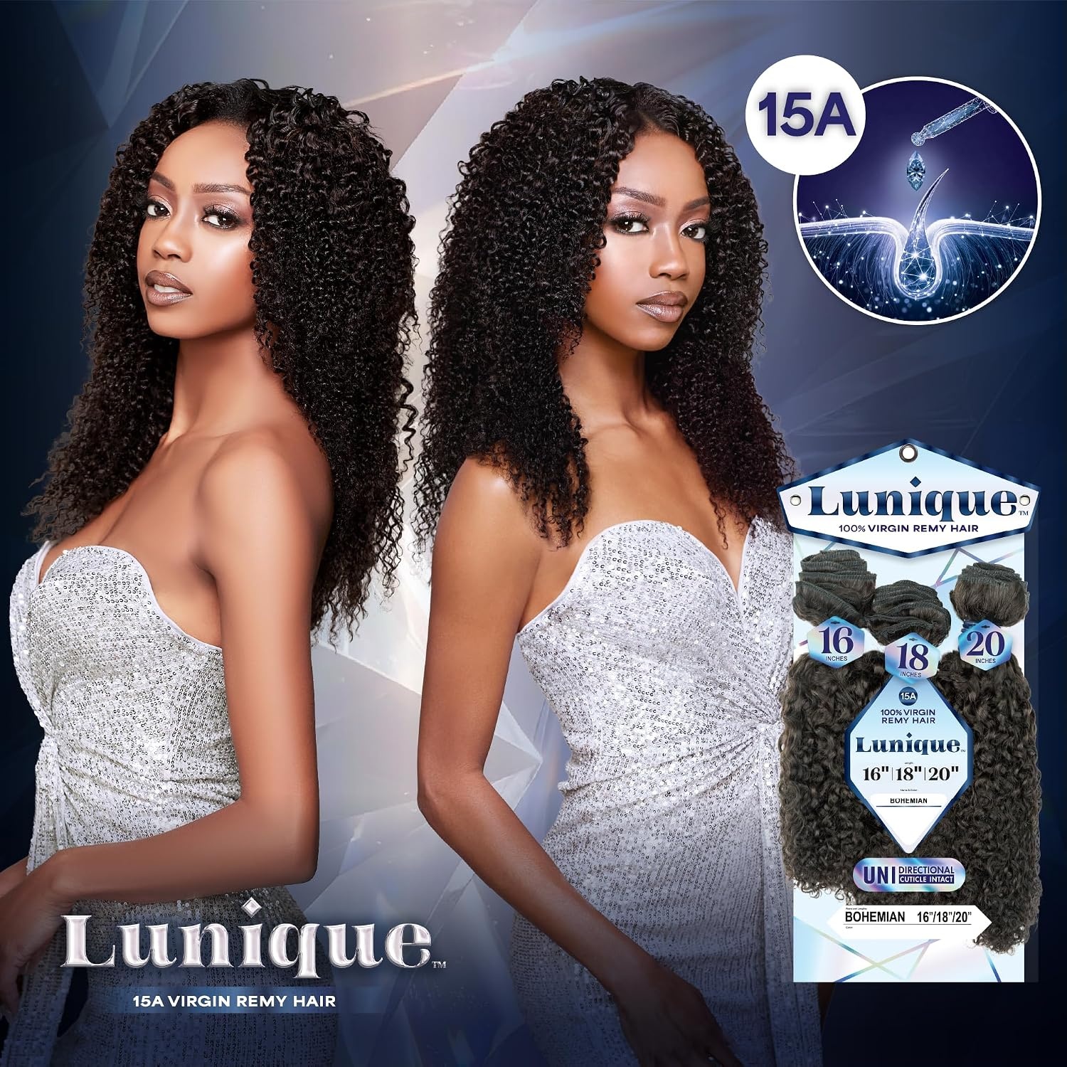 image:imageSensationnel Lunique Multi Weave HairBohemian10 12 14 inch NATURALNATURALBLACK