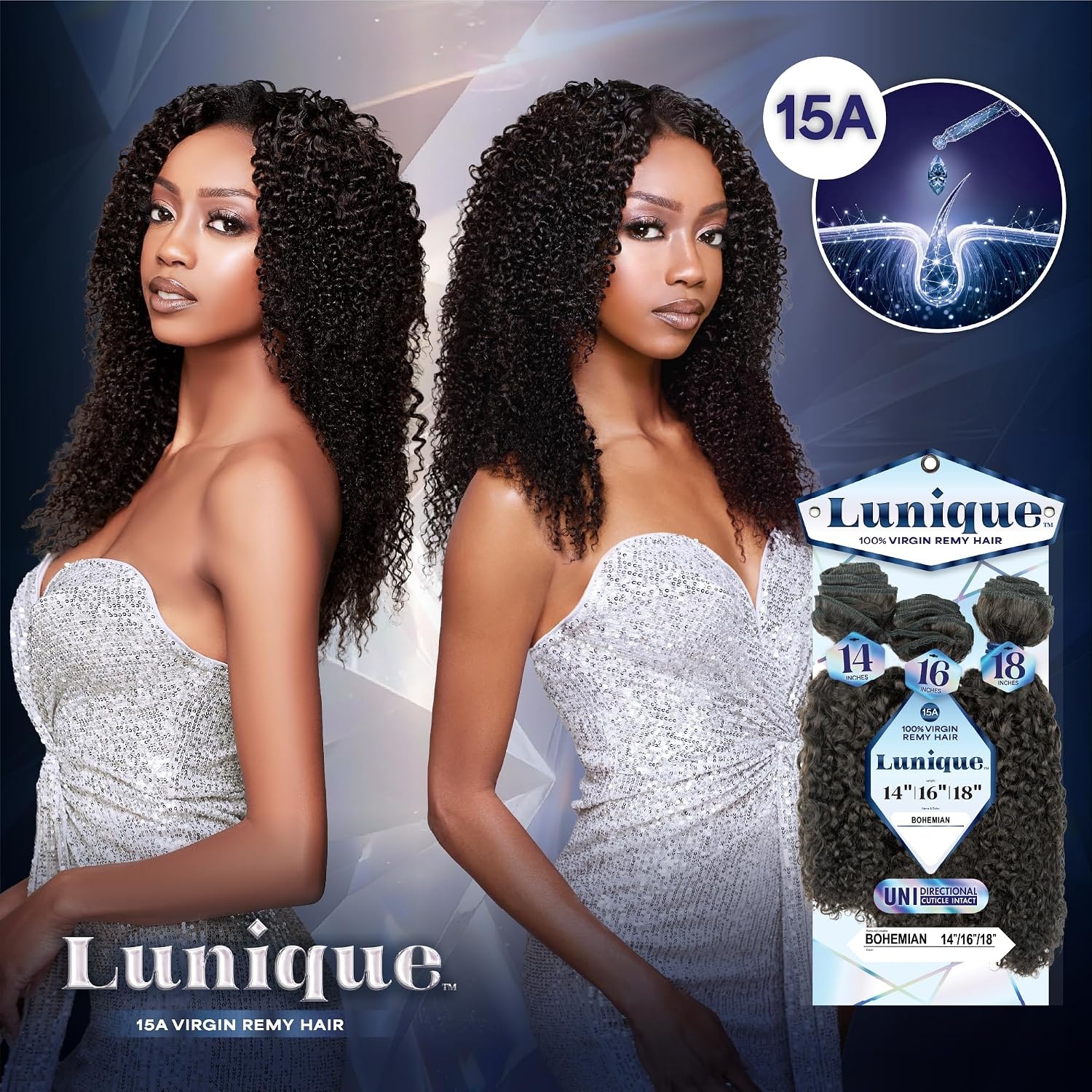 image:imageSensationnel Lunique Multi Weave HairBohemian10 12 14 inch NATURALNATURALBLACK