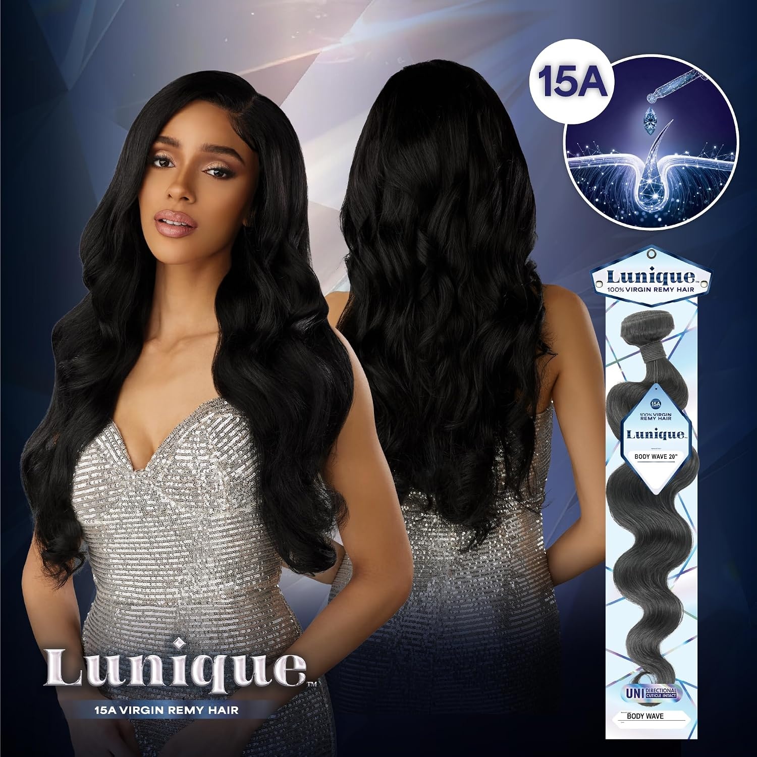 image:imageSensationnel Lunique Weave Hair Body Wave 14 inch NATURALNATURAL