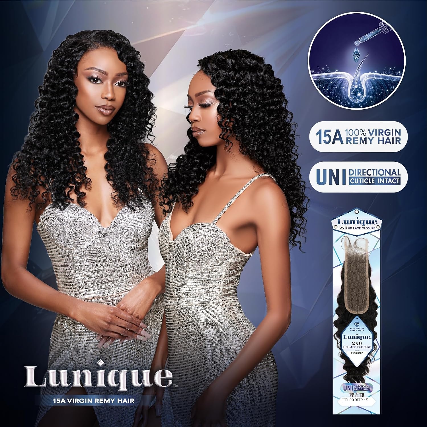 image:imageSensationnel Lunique 2x6 ClosureEuro Deep12 inch NATURALNATURAL