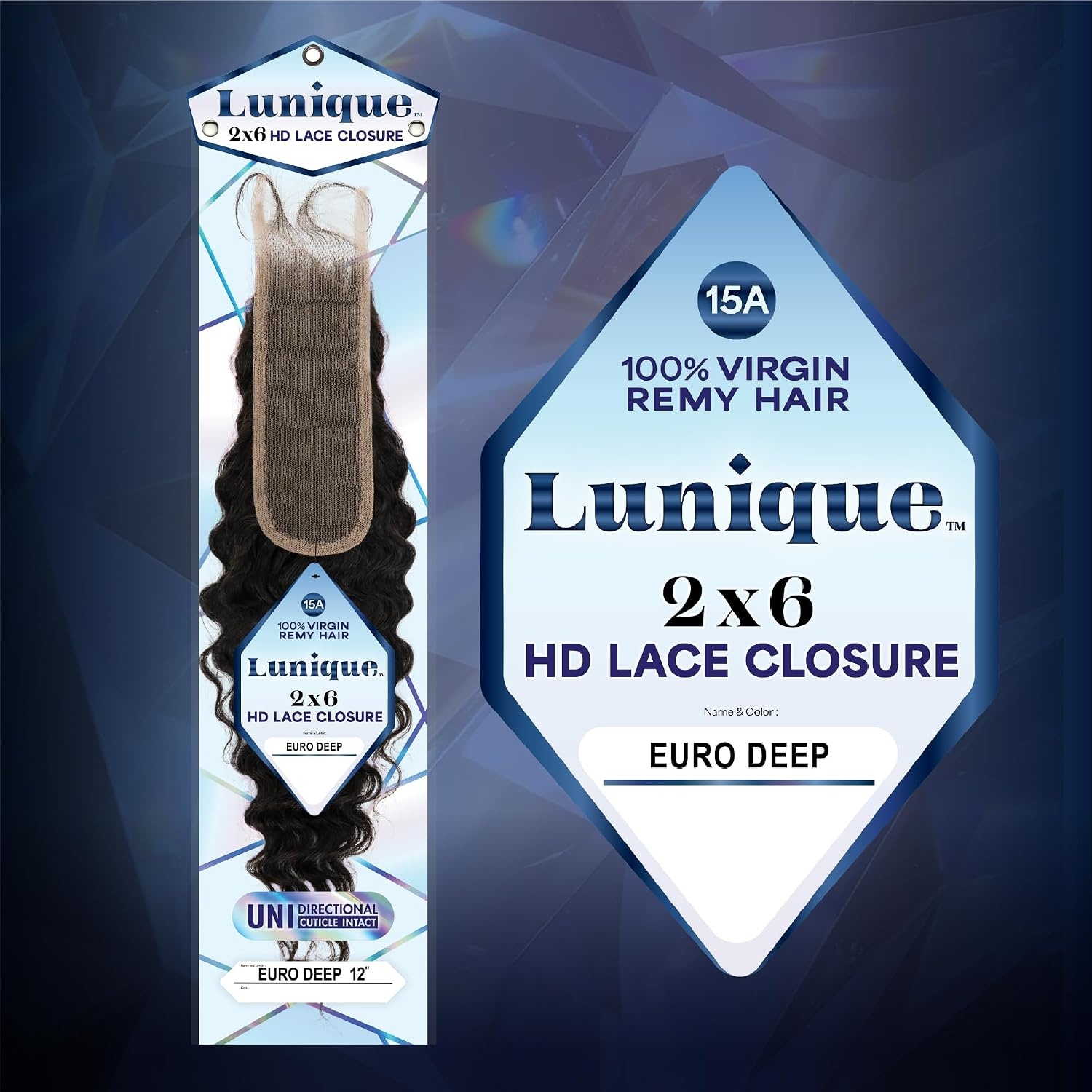 image:imageSensationnel Lunique 2x6 ClosureEuro Deep12 inch NATURALNATURAL