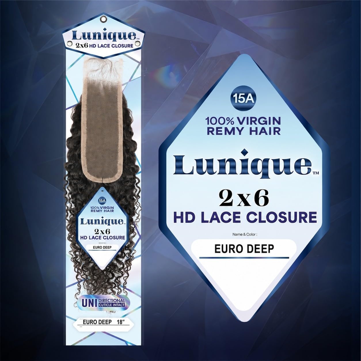 image:imageSensationnel Lunique 2x6 ClosureEuro Deep12 inch NATURALNATURAL
