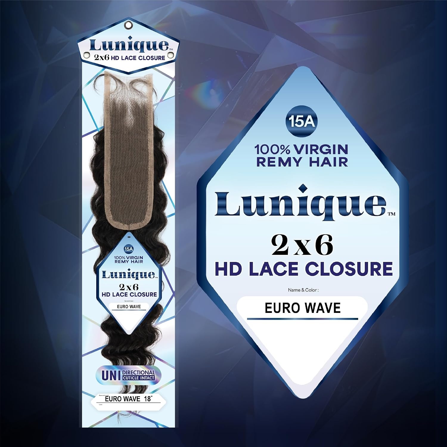 image:imageSensationnel Lunique 2x6 ClosureEuro Wave12 inch NATURALNATURAL