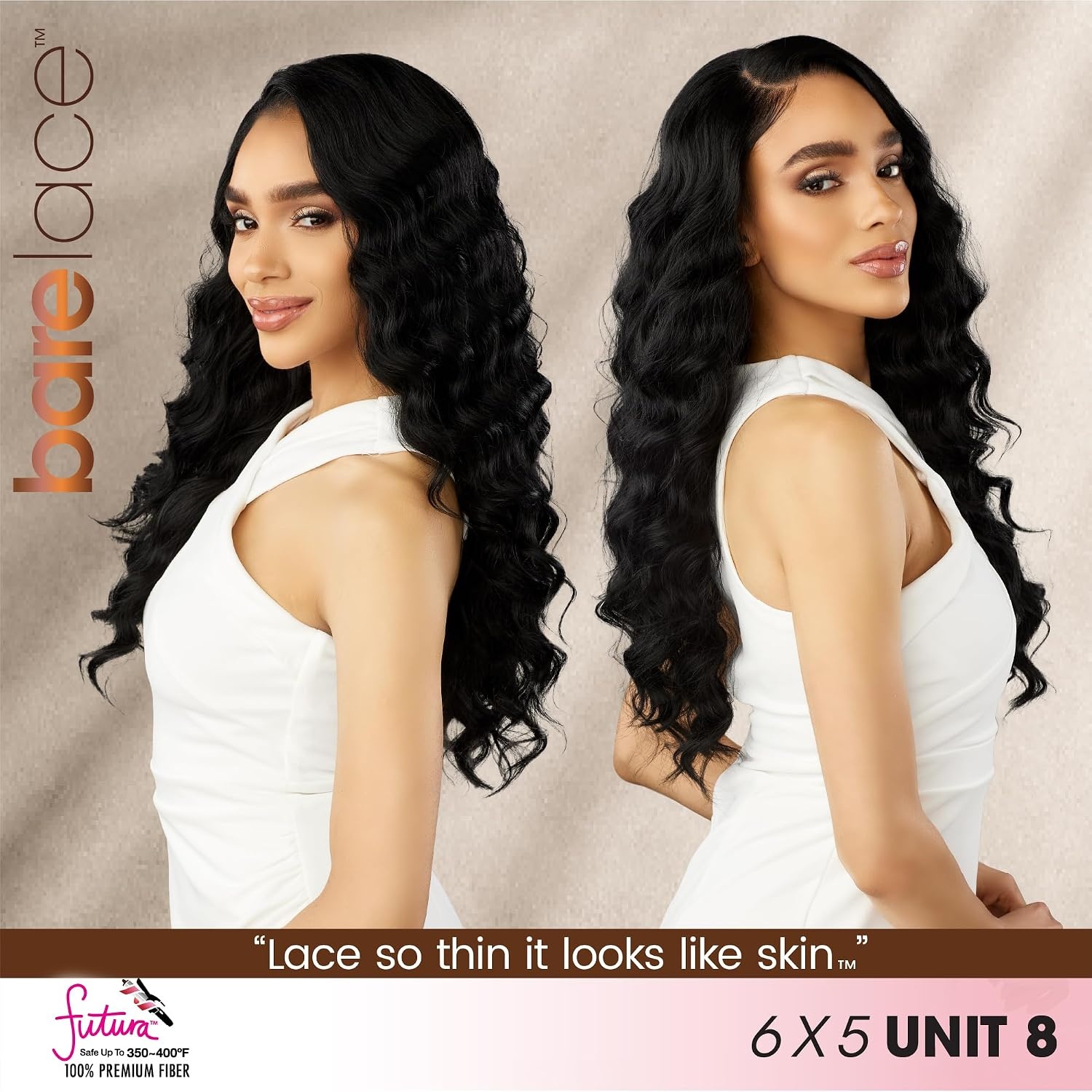 image:imageSensationnel Bare Lace 6x5 LacewigUnit 8 1 JETBLACKCHOCOLATECOPPER