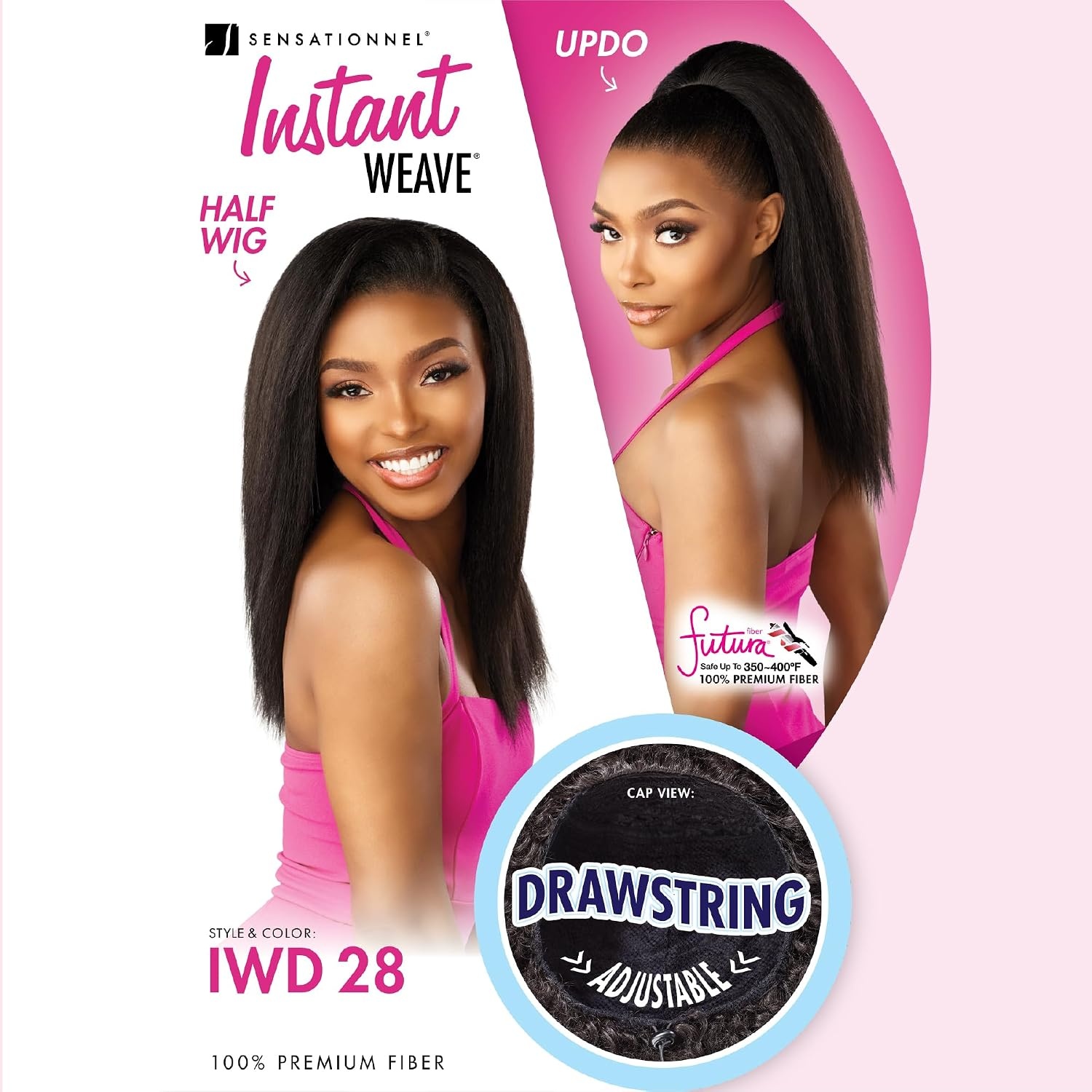 image:imageSensationnel Instant Weave Half Wig 28 1 JETBLACK1 JETBLACK