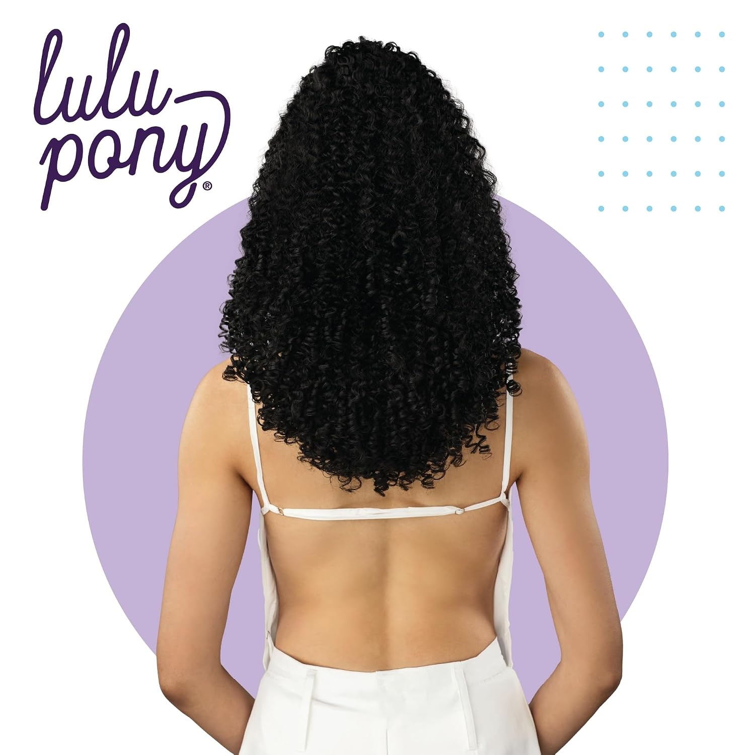 image:imageSensationnel Lulu Pony Ponytail DrawstringBaylor 1 JETBLACKF1B27