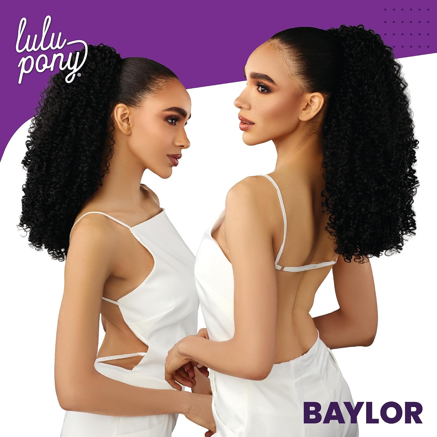 image:imageSensationnel Lulu Pony Ponytail DrawstringBaylor 1 JETBLACKF430