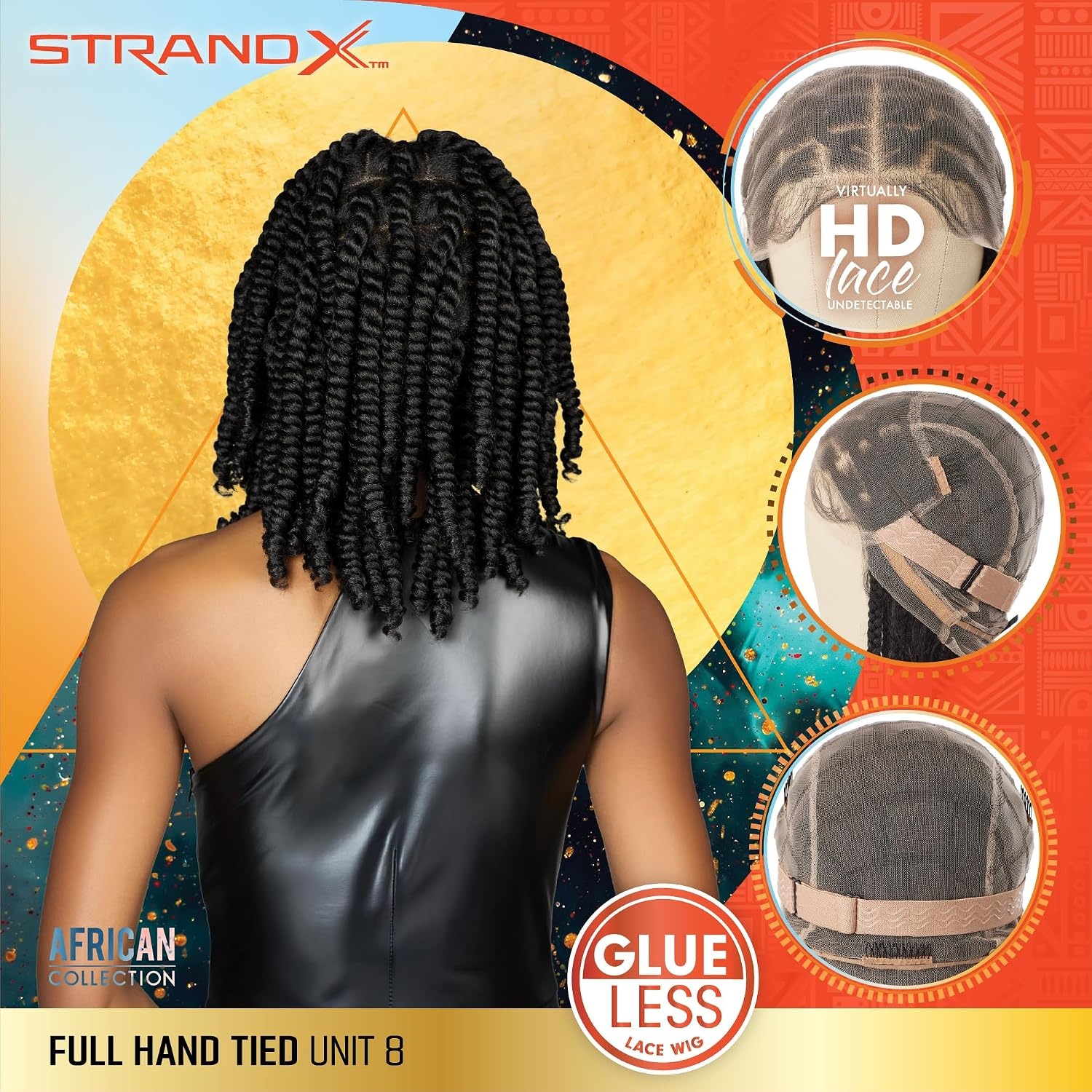 image:imageSensationnel Strand X Full Braided Lace Wig Unit 8 1 JETBLACKSM227