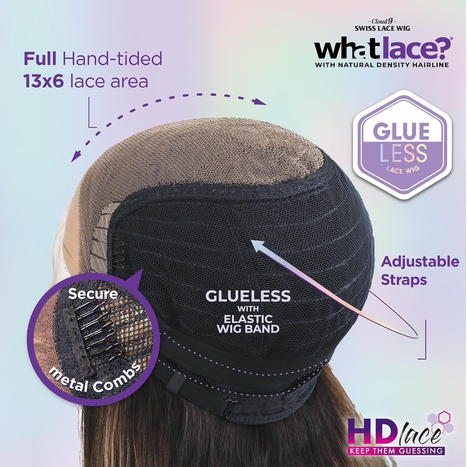 image:imageSensationnel What Lace 13x6 WigGlenna Long 28 Inch 1 JETBLACKBALAYAGECHOCOLATE
