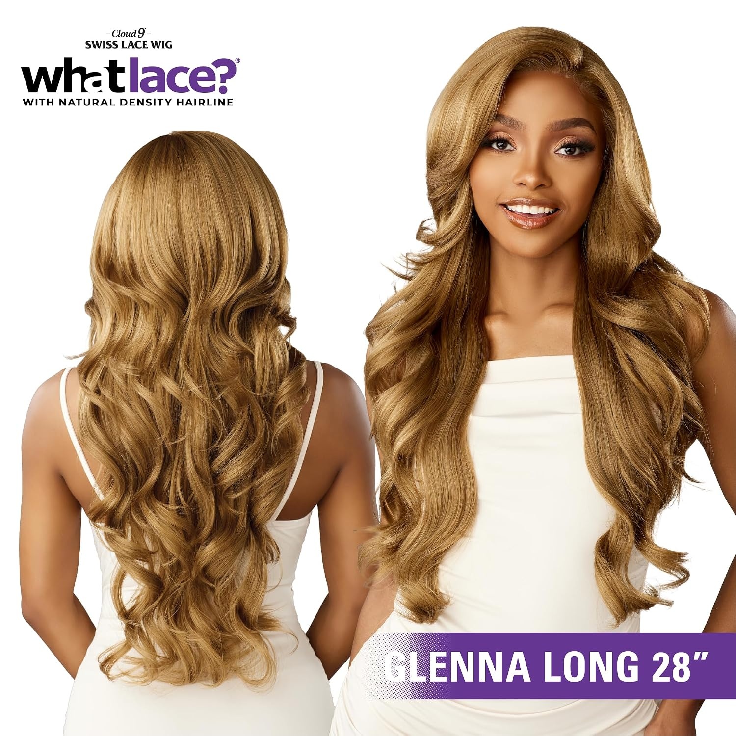 image:imageSensationnel What Lace 13x6 WigGlenna Long 28 Inch 1 JETBLACKBALAYAGECHOCOLATE