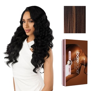 Sensationnel Bare Lace 6×5 Lacewig-Unit 8, 1 JETBLACK(BALAYAGECHOCOLATE)